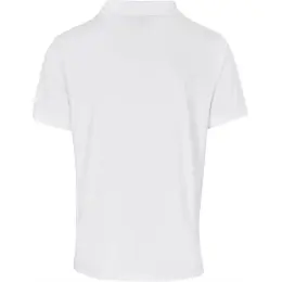 Mens Virtue Golf Shirt White Back